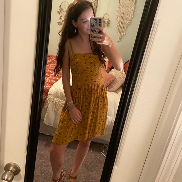 Target Yellow Floral Dress 